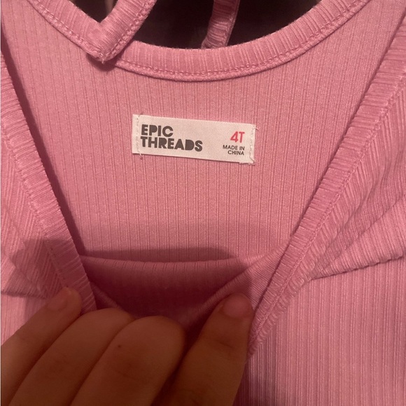 Epic Threads Ribbed-Knit Tiered Ruffled Dress - Picture 4 of 5